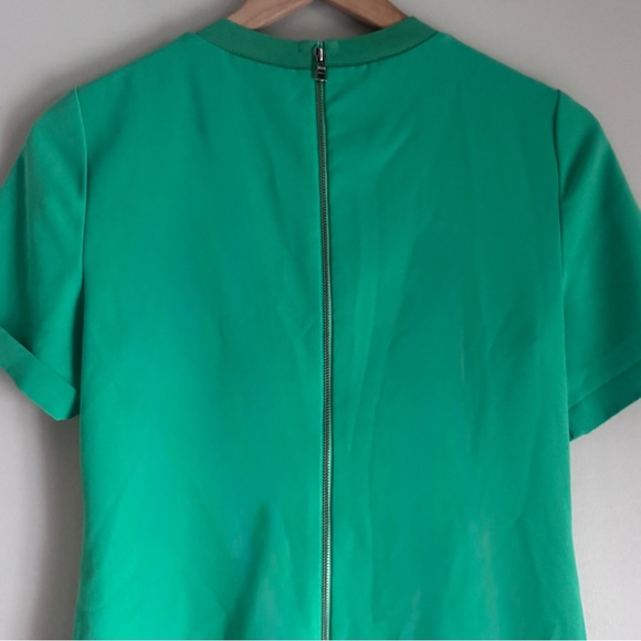 Alice + Olivia Short Sleeve Catalina Dress In Garden Green Size XS - Picture 6 of 10